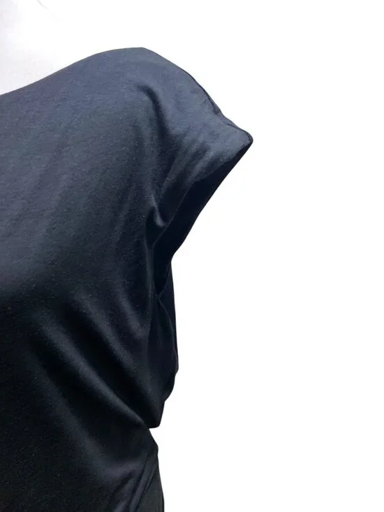 Athleta Midi Tunic Dress Black Size XL Spring Minimalist Vacation Soft Beach - Picture 8 of 15